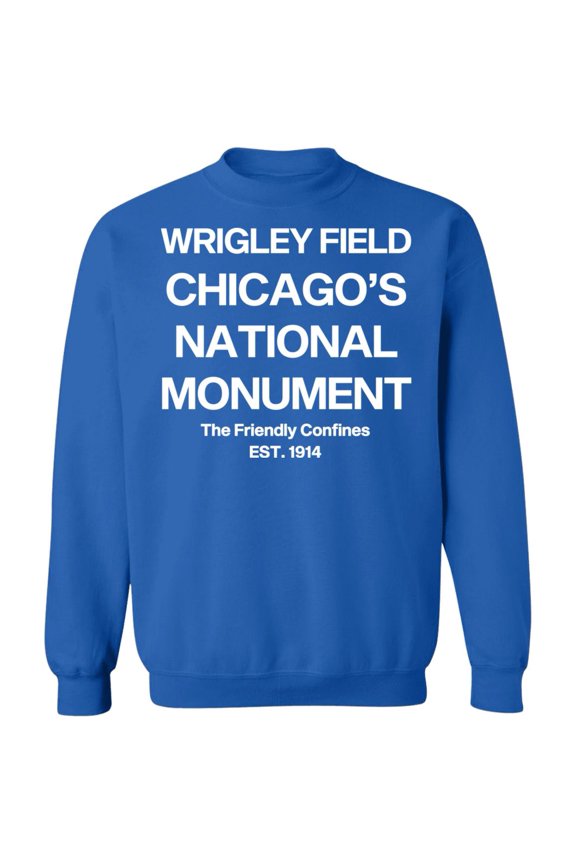 WRIGLEY FIELD: Chicago's National Monument Crewneck Sweatshirt