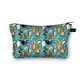 thumbnail image 2 of Estuche de cosméticos para mujer, bolsa de maquillaje Retro a rayas de búho, bonito hurones, organizador de belleza, bolsa de viaje, neceser de aseo LIUWENJING unisex, 2 of 2