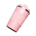 thumbnail image 1 of Lipstore Travel Coffee Mug Beverage Container Cold and Hot Simple Portable Coffee Cup Pink 380ml, 1 of 8