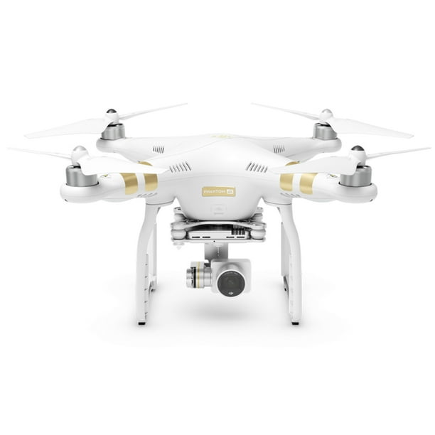 DJI Phantom 3 4K Advanced Quadcopter Drone w/ 4K Camera Two Battery Bundle includes Quadcopter, Spare Battery, 32GB MicroSD Memory SD 2.0 Card Reader, and Microfiber Cleaning Cloth -