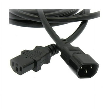IEC M1302G16-06 PC Monitor Power Extension Cord ( IEC320-C14 to IEC320-C13 ) 16 AWG 6′
