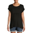 thumbnail image 4 of Time And Tru Women's Maternity Babydoll T-Shirt, 4 of 6