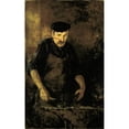 thumbnail image 2 of James Carroll Beckwith 11x14 Gold Ornate Wood Frame and Double Matted Museum Art Print Titled - The Blacksmith (1909), 2 of 4
