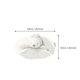 thumbnail image 5 of Bebé comodidad juguete peluche muñeca animal recién nacido pacificacion toalla recién nacido edredón, 5 of 5
