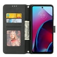 thumbnail image 3 of Nalacover Wallet Case for Motorola Moto G Stylus 5G 2022, PU Leather Shoulder Strap Lanyard Crossbody Flip Cover with Card Slots Magnetic Kickstand Shockproof Case, Black, 3 of 6