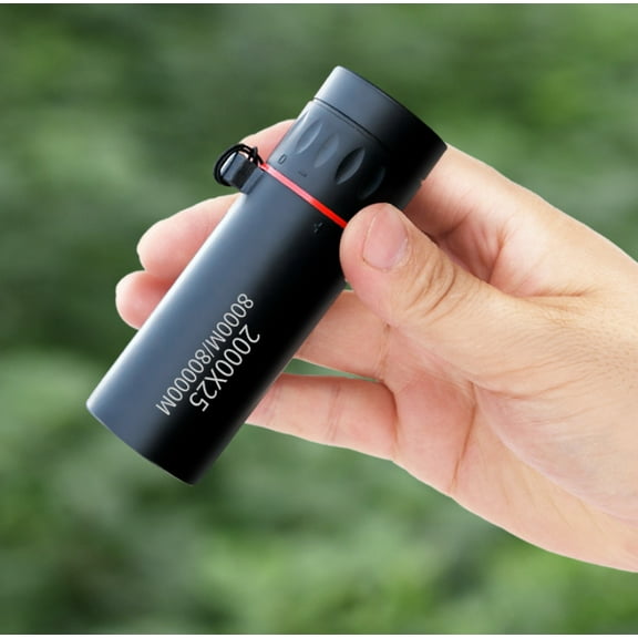 Mini 2000x25 Outdoor HD Monocular Telescope Mobile Phone Telescope with Holder Camping Hunting Birdwatching Telescopes