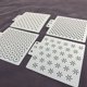 thumbnail image 3 of 4 pcs Acrylic Sashiko Templates, Cross Shape, Embroidery Tool, Line Template for Hand Quilting and Embroidery, 2.5 mm Thick{HH}, 3 of 3