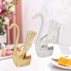 thumbnail image 4 of Juego de Vajilla Creativa Soporte de Base de Cisne Decorativo 12 s Dorado + Plata Macarena Cuchara de helado, 4 of 6