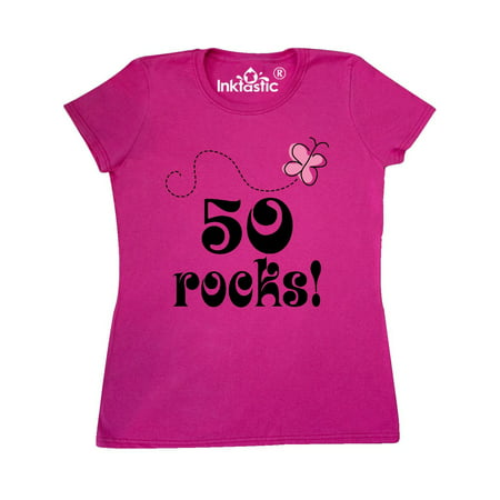 50th Birthday 50 Rocks Gift Women's T-Shirt
