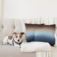 thumbnail image 4 of Ambesonne Ombre Throw Pillow Cover 2 Pack, Gradual Color Change Modern, 20", Blue and Brown, 4 of 5