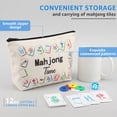 thumbnail image 4 of 265 Pcs Mahjong Playing Cards American Style Blossom Numbered Large Print PVC Poker Mahjong Tiles with 4 Dices for Travel Home, Portable Gift, 4 of 14
