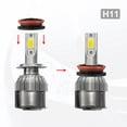thumbnail image 2 of Unique Bargains 2pcs H11 LED Headlight Adapter Base Bulb Sockets Retainer Holder Universal for Car Auto Black, 2 of 6