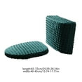 thumbnail image 3 of Toilet Seat Cover Elastic Toilet Cover Universal Splash Proof Fabric Set Split Tank Design Stretchable Washable Seat Cushion for High-Tank Commode Universal Commode Cover, 3 of 6