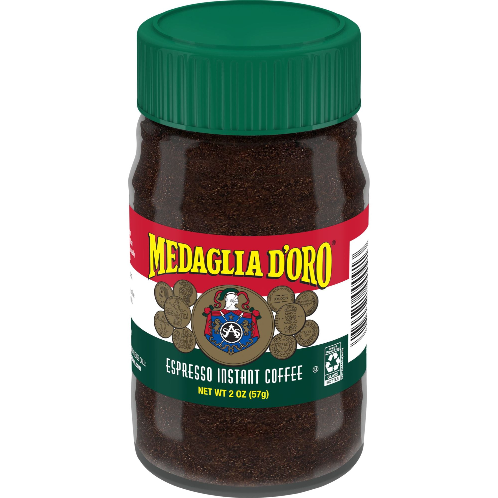 Medaglia d'Oro Instant Espresso Coffee, 2-Ounce