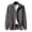 Coffee, variant on Kureaily Autumn And Winter Men's Casual Stand And Fleece Thickened Warm Knit Cardigan Sweater Coat Sweater for Men