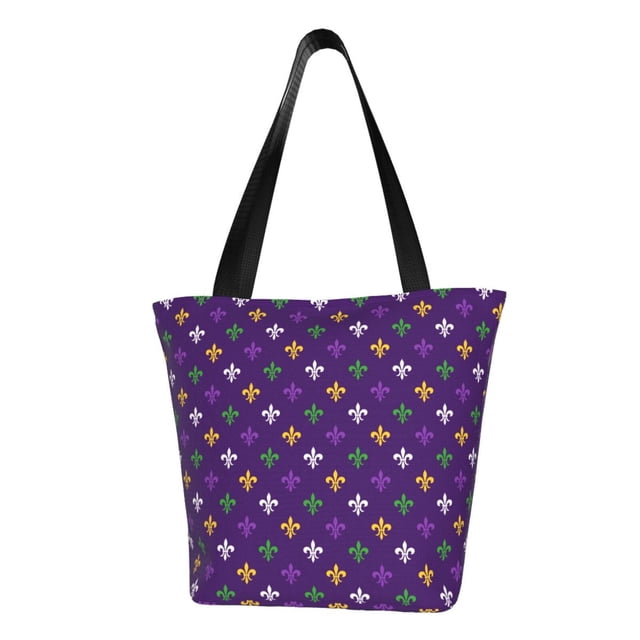 Disketp Purple Mardi Gras Bolsa de Hombro Casual para Mujer, Bolso Cruzado para Compras, Viajes y Uso Diario