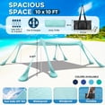 thumbnail image 2 of Toldo de playa VIONMI 3 x 3 m UPF50+ con sacos de arena y bastones, 2 of 7