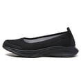 thumbnail image 6 of mgoYE Women's Slip on Loafer Shoes - Mesh Casual Ballet Flat Walking Sneakers Knit Round Toe Casual Shoes|Black 39, 6 of 9
