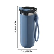 Apmemiss Clearance Reusable Coffee Cup, Coffee Travel Mug with Leak-proof Lid, thermal Mug Double Walled Insulated Cup, Stainless Steel Portable Coffee Tumbler, for Hot and Cold Drinks, Blue