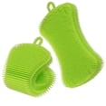 thumbnail image 1 of 3 Pieces Of Pe Dishwashing Bru -type -insulating Ntat Pot Dishwashing Bru Functal Scouring Pads, 1 of 4