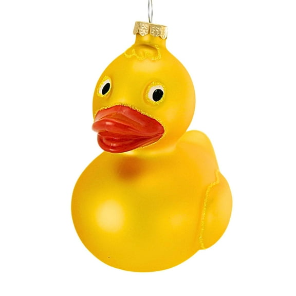 Cody Foster 3.50In Classic Rubber Duck, Glass, Bath Time Easter Christmas Baby Gl1506