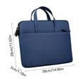thumbnail image 3 of Deeceymbur 14 Inch Laptop Messenger Bag Water Resistant Slim Protective Case for Notebook Tablet Accessories, 3 of 6