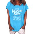 thumbnail image 1 of Camiseta de manga corta suelta con cuello redondo y estampado informal a la moda para mujer Pompotops  hfajkhk126303, 1 of 6