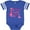 Football Blue and White, variant on Inktastic My Aunt Loves Me Girls Baby Bodysuit
