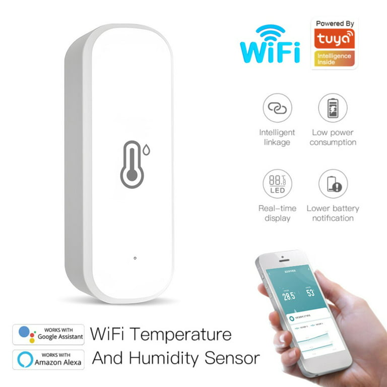  Smart WiFi Temperature Humidity Monitor: TUYA Wireless