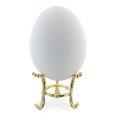 thumbnail image 2 of Reversible Three Legged Gold Tone Metal Egg Sphere Stand Holder Display, 2 of 2