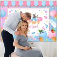 thumbnail image 5 of 10x8ft Whats The Scoop Gender Reveal Backdrop Boy or Girl Ice Cream Gender Reveal Party Decorations Background Summer Pink Blue Baby Shower Party Banner Supplies, 5 of 8