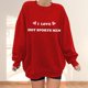 thumbnail image 3 of Gibobby Divertidas Sudaderas Moda de mujer Ocio Palabras de amor Amor Impresión Cuello redondo Manga larga Suelta Top Suéter sin sombrero 5 (Rojo, XL), 3 of 4