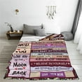 thumbnail image 5 of LHSHID Grandma Birthday Gifts from Grandchildren Blanket Flannel Soft and Comfortable Anti static Bed Sofa Blanket 50x60in, 5 of 5