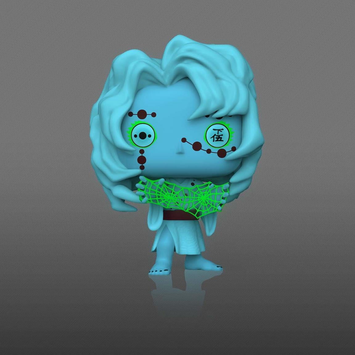 Funko POP! and Tee: Demon Slayer: Kimetsu no Yaiba Rui Glow-in-the-Dark-Vinyl Figure and Unisex T-Shirt Exclusive