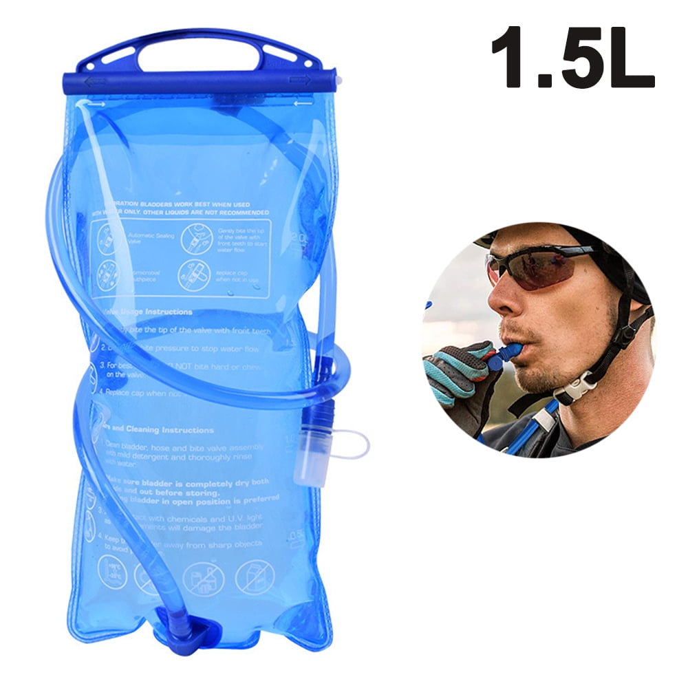 Funavi Hydration Bladder 1.5 2l Water Reservoir Bpa Free Leak Proof Water Storage Bladder Bag Taste Free Hydration Pack Replacement For Outdoor Hiki