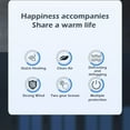 thumbnail image 4 of Wovilon Car Heater - Portable Windshield Defroster Defogger, Windshield Defroster Defogger, 12V 150W Car Heater Fast Heating & Cooling Fan Thermostat with Plug in Cigarette Lighter, 4 of 8