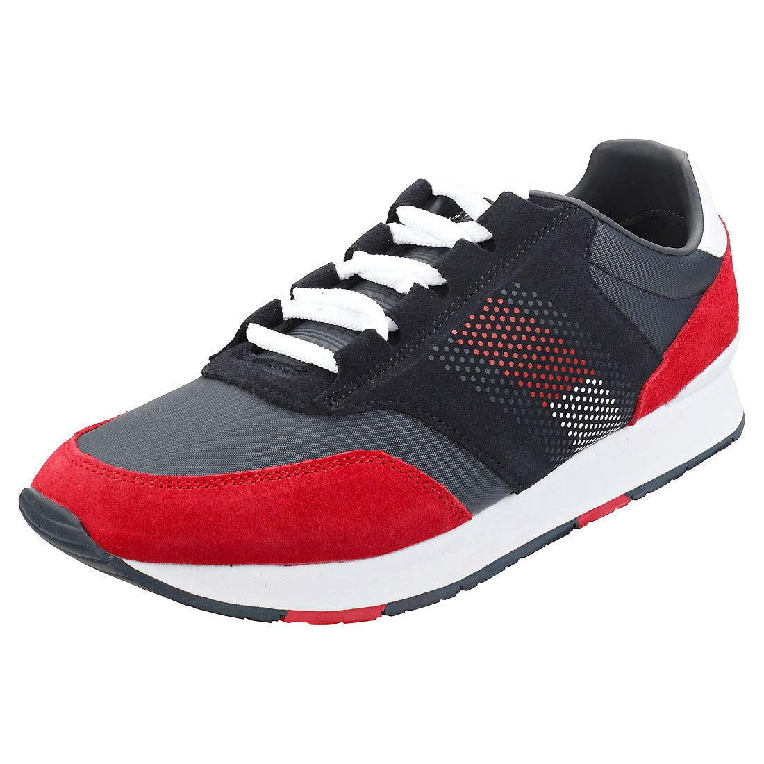 Tommy Hilfiger Corporate Material Mix Runner Mens Running Trainers in Red White Blue - 11 US Walmart.com