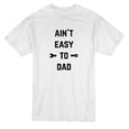 thumbnail image 1 of T-shirt Blanc pour Hommes Design Clé à Molette "Ain't Easy To Dad", 1 of 1