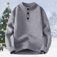 thumbnail image 2 of Kureaily Winter Crewneck Loose Knit Sweater Pullover Casual Layering Top For Youth And Adults Design Ideal For Cold Weather Comfortable Relaxed Fit Stylish Basic Sweater Crewneck Knit Sweaters, 2 of 4