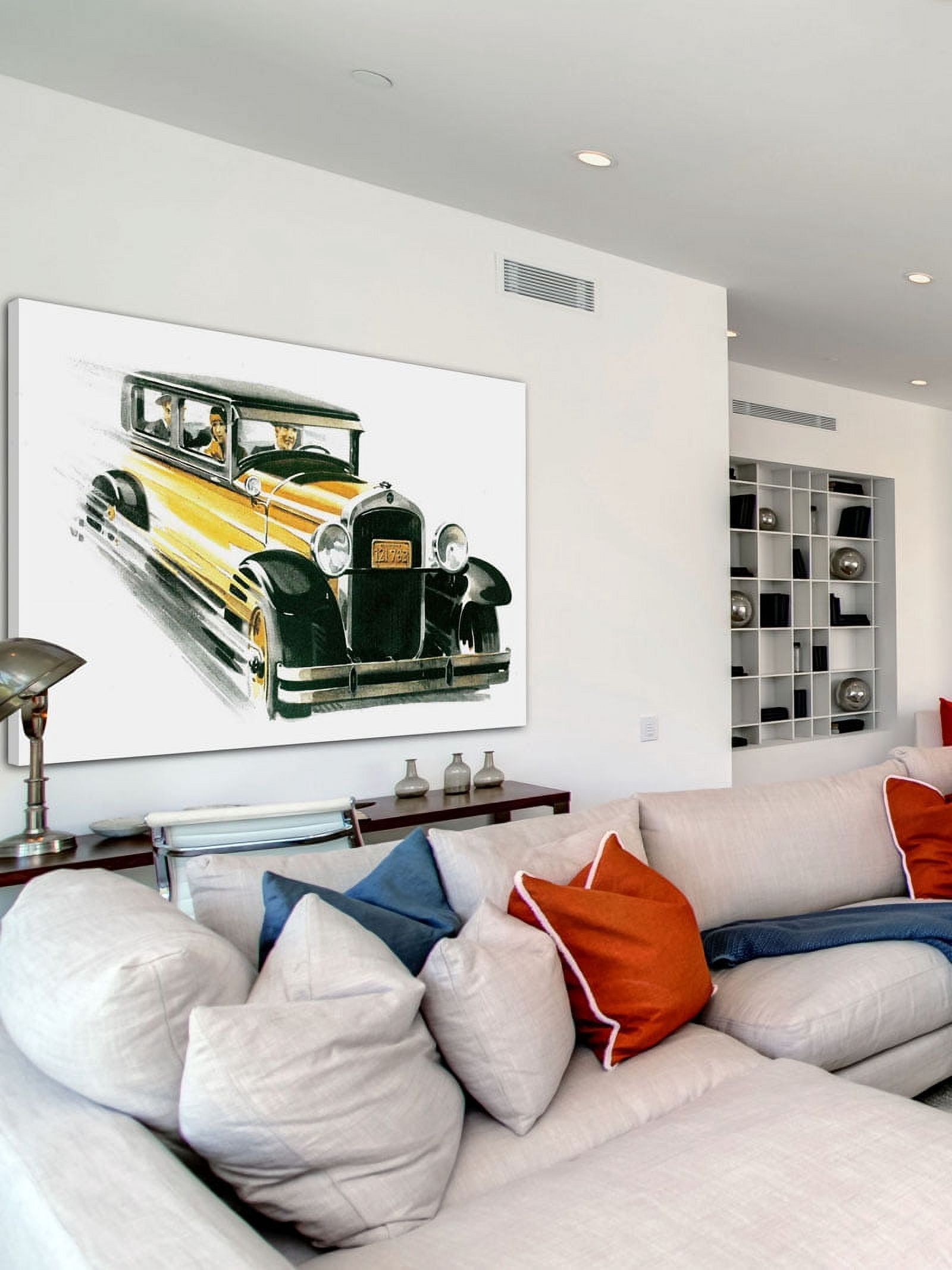 "Classic 121782" Painting Print on Canvas