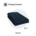 thumbnail image 6 of Deconovo Thermal Insulated Room Darkening Curtains for Bedroom, Pack of 2 Grommet Panels, Navy Blue, Each 38" x 63", 6 of 10