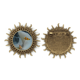 thumbnail image 1 of Ocean Clownfish pescado ciencia naturaleza foto Pin de gancho de metal vintage con forma de sol Unbranded M, 1 of 3