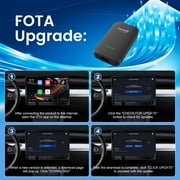 (4.0 PRO Series)CarlinKit CP2A Pro Wireless CarPlay Adapter - Convert Wired CarPlay & Android Auto to Wireless, Plug & Play, 5.8GHz WiFi, Low Latency, for iPhone/Android, Auto-Reconnect
