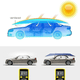 thumbnail image 5 of Parasol para coche, cubierta para tienda, tela Oxford, 4x2,1 m, azul marino, Universal (azul marino) Excelente Rendimiento ER009654WZ, 5 of 5
