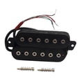 thumbnail image 4 of lionlar Six String Humbucker Pickup High Performance Prewired Fanned Fret Guitar Parts Chrome 50mm, 4 of 9