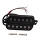 thumbnail image 4 of Pastilla humbucker de 6 cuerdas, de bajo ruido, precableada para reemplazo de guitarra eléctrica. Cromado 50 mm, 4 of 9