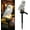 White, variant on Solar Owl Garden Stake Light, IP65 Waterproof Resin Owl Statue Outdoor Decor, Solar Powered LED Lawn Lamp for Yard Patio Pathway(black)Q
