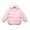 Pink, variant on Bxsruta Jacket for Girls, Fleece Hooded Jacket for Kids, Winter Padded Zip Coat with Pockets