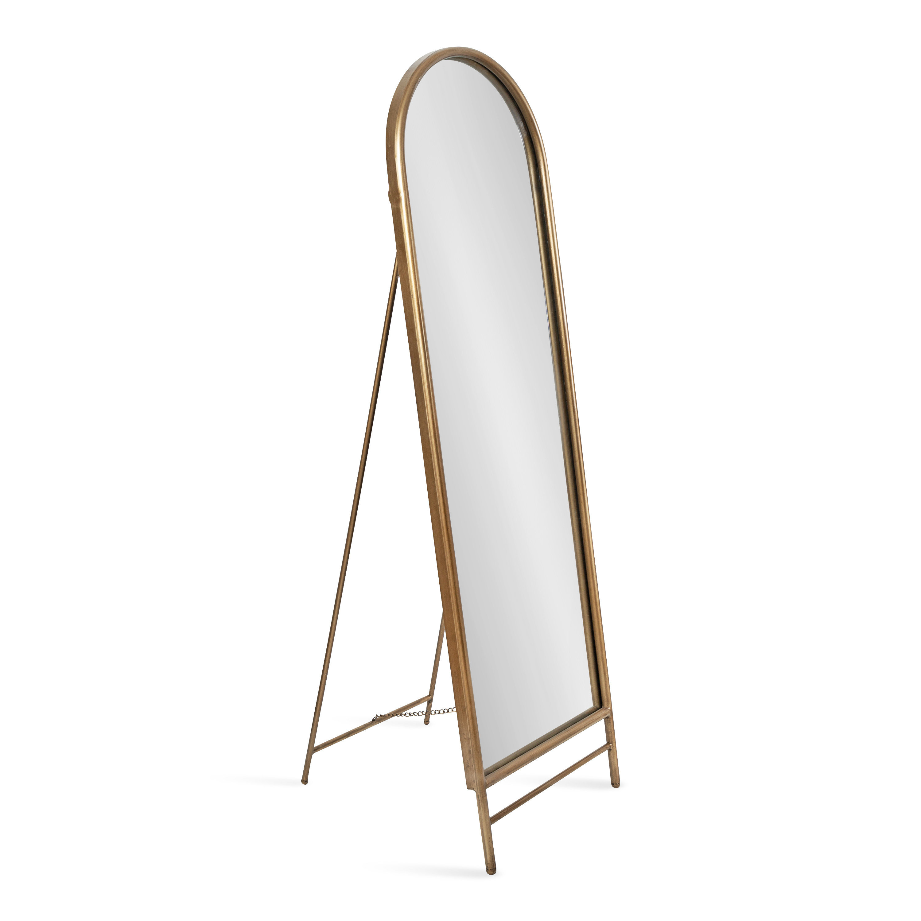 Kate and Laurel Gabrill Glam Easel Free Standing Mirror, 18 x 58