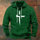 thumbnail image 1 of Sudadera con capucha para hombre, estilo casual, con estampado de la antigua Grecia, para deportes, blusa de poliéster., 1 of 3